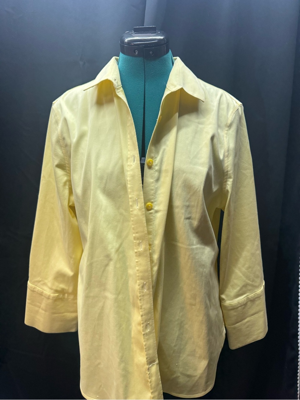 Classic Light Yellow Button-Up Shirt